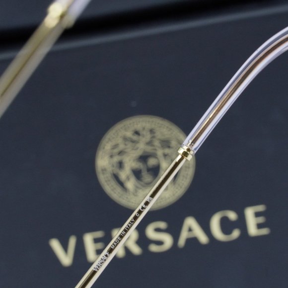 FINAL PRICE NEW VERSACE VE2260 100213 BROWN PINK GRADIENT SUNGLASSES - Picture 4 of 10